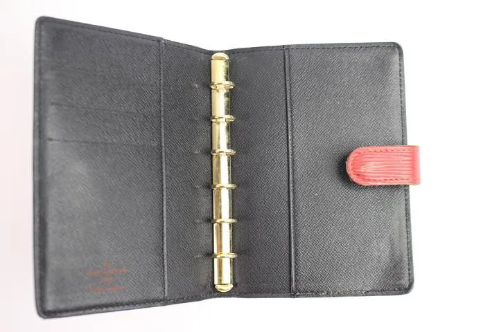 Louis Vuitton Red Epi Agenda 25LVA909
