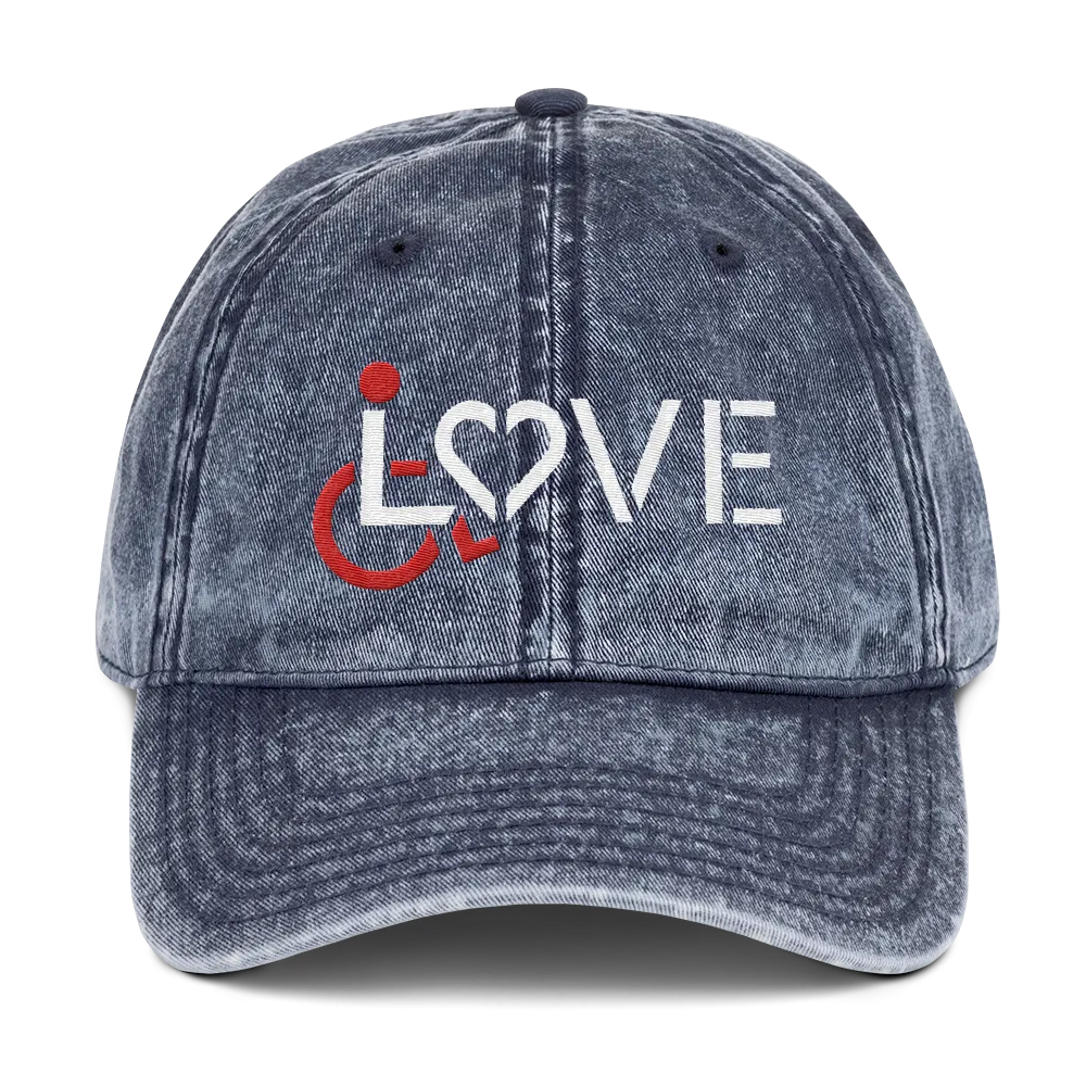 LOVE (for the Special Needs Community) Vintage Cotton Twill Cap