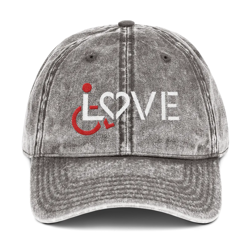 LOVE (for the Special Needs Community) Vintage Cotton Twill Cap