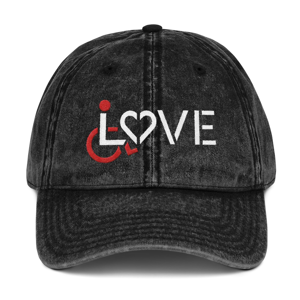 LOVE (for the Special Needs Community) Vintage Cotton Twill Cap