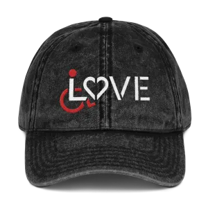 LOVE (for the Special Needs Community) Vintage Cotton Twill Cap