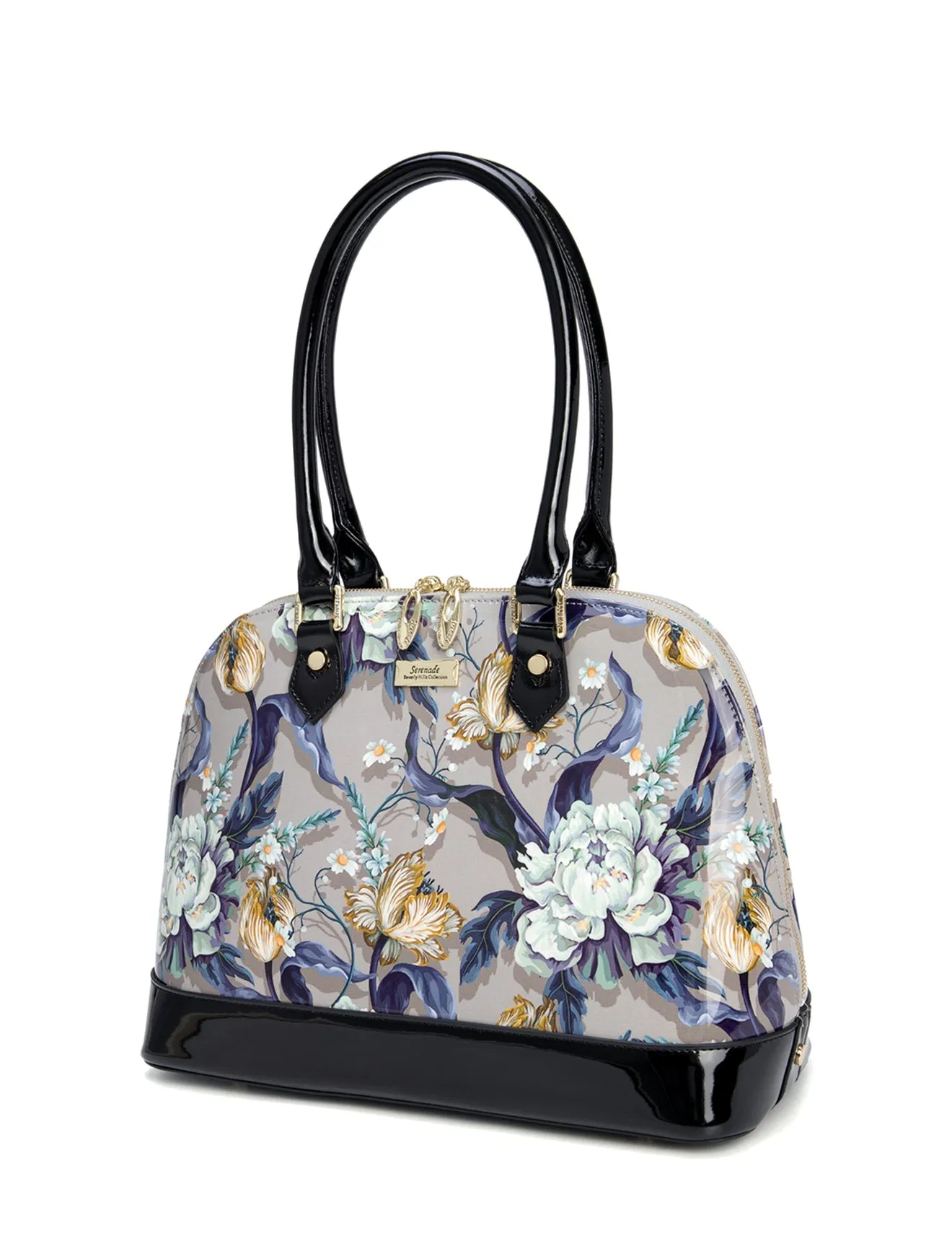 LUCINDA PATENT LEATHER DOME BAG- SN58-6801