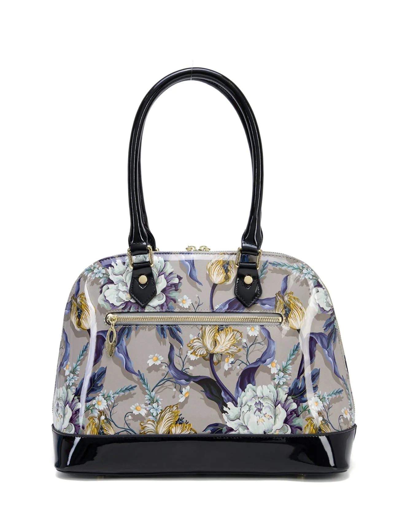 LUCINDA PATENT LEATHER DOME BAG- SN58-6801