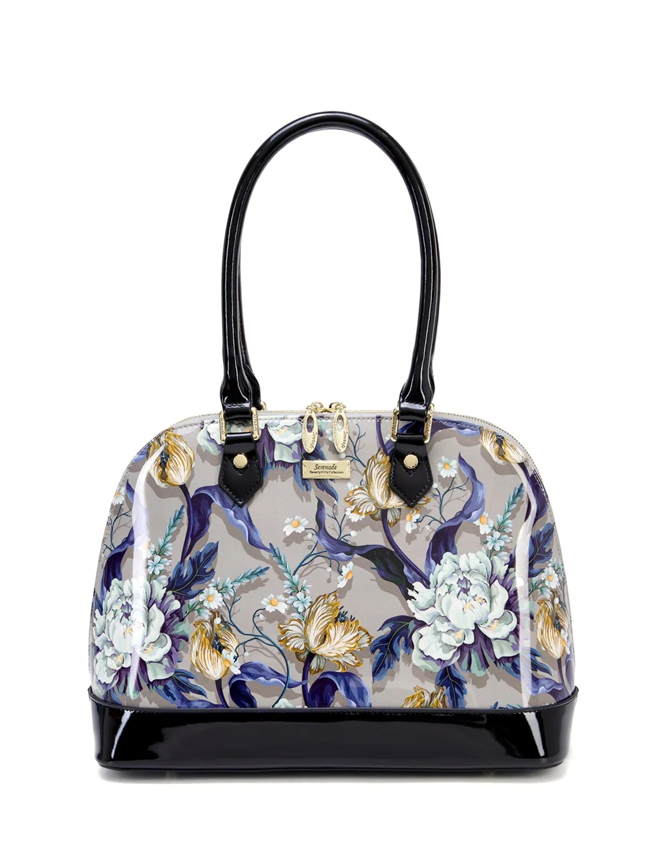 LUCINDA PATENT LEATHER DOME BAG- SN58-6801