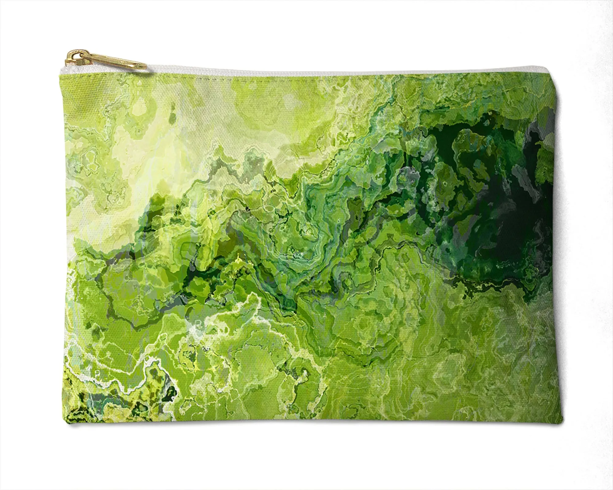 Makeup Bag, Green Daze