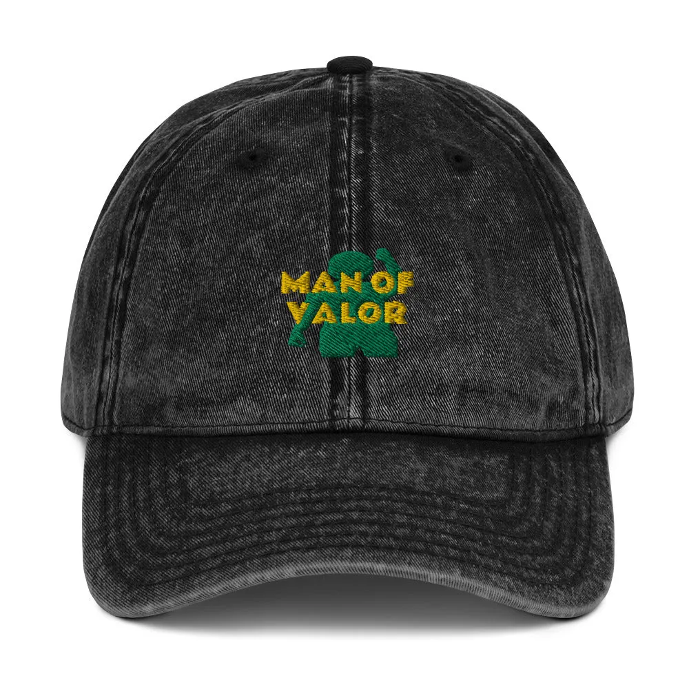 Man of Valor Vintage Cotton Twill Cap