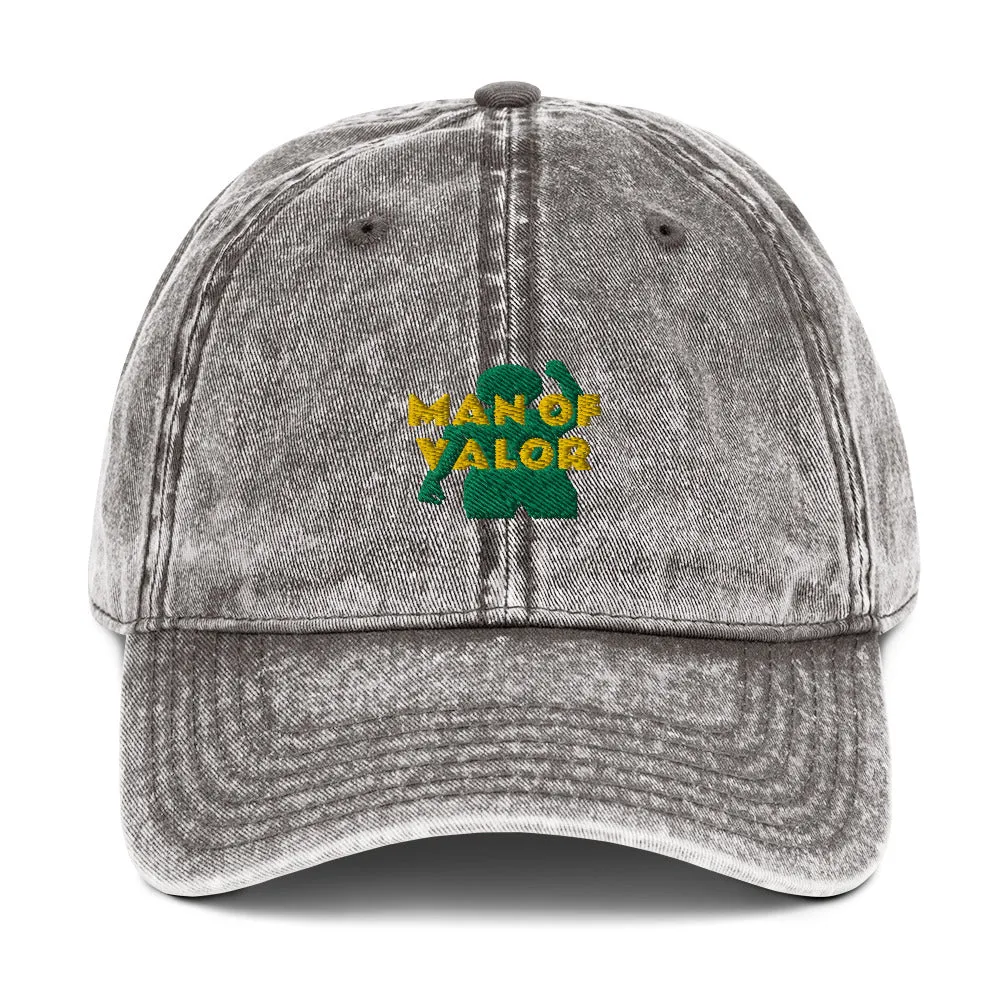 Man of Valor Vintage Cotton Twill Cap