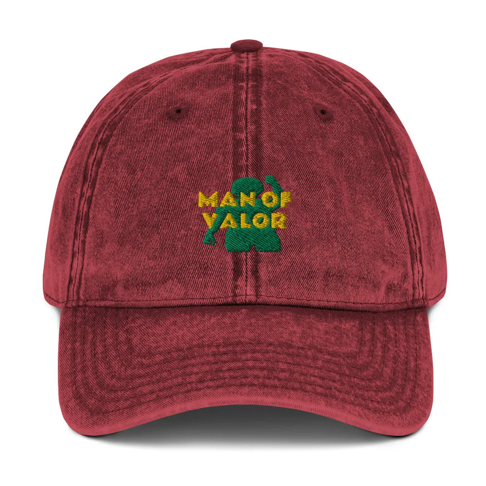 Man of Valor Vintage Cotton Twill Cap