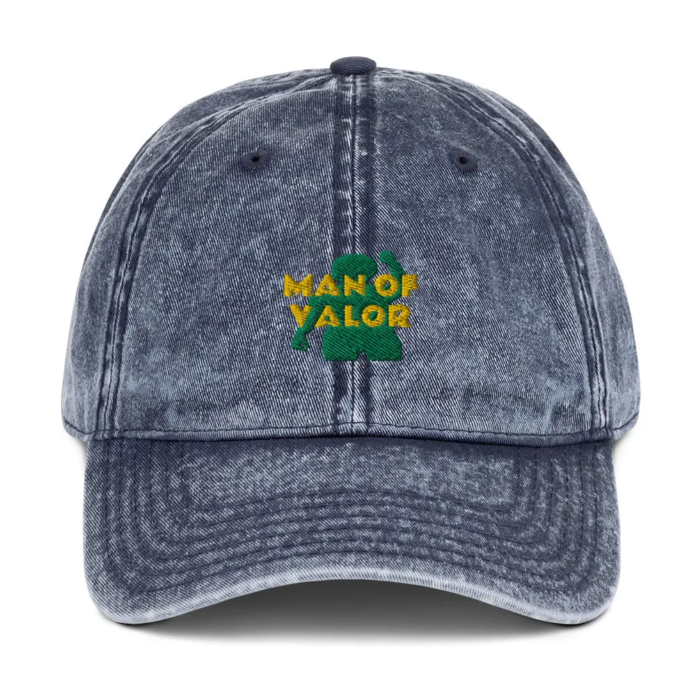 Man of Valor Vintage Cotton Twill Cap