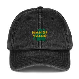 Man of Valor Vintage Cotton Twill Cap