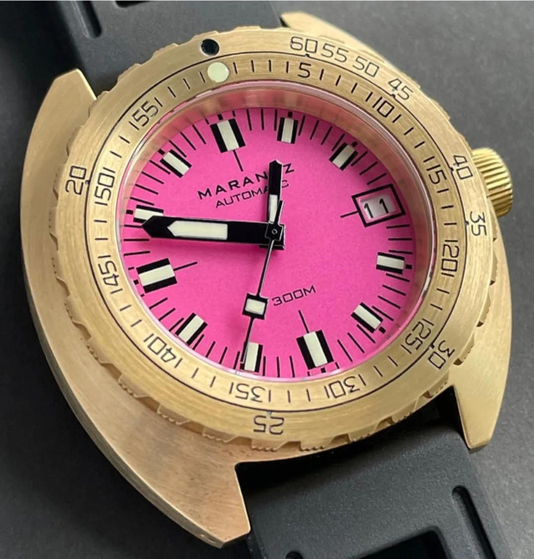 Maranez Samui Brass Watch Pink