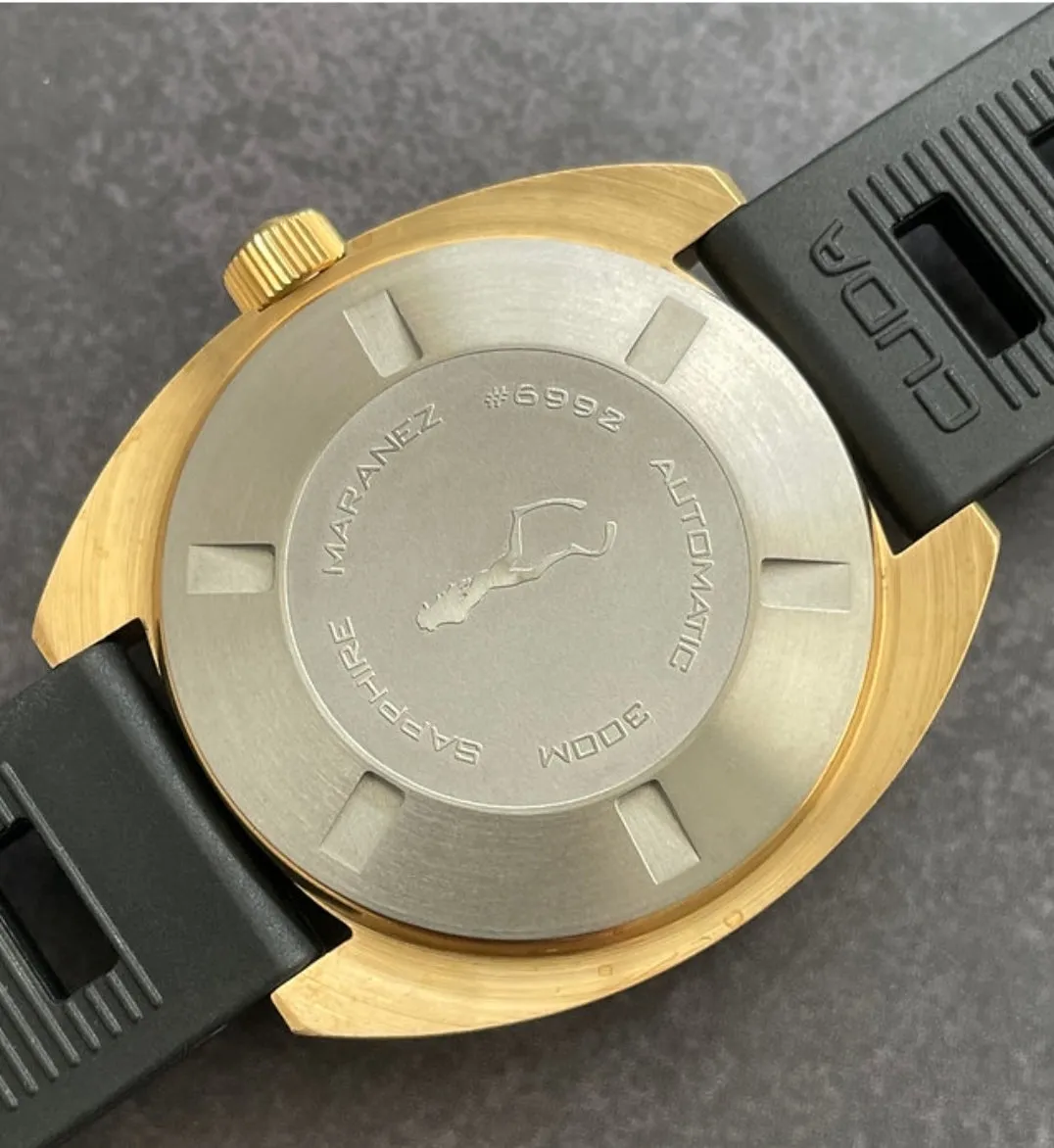 Maranez Samui Brass Watch Red