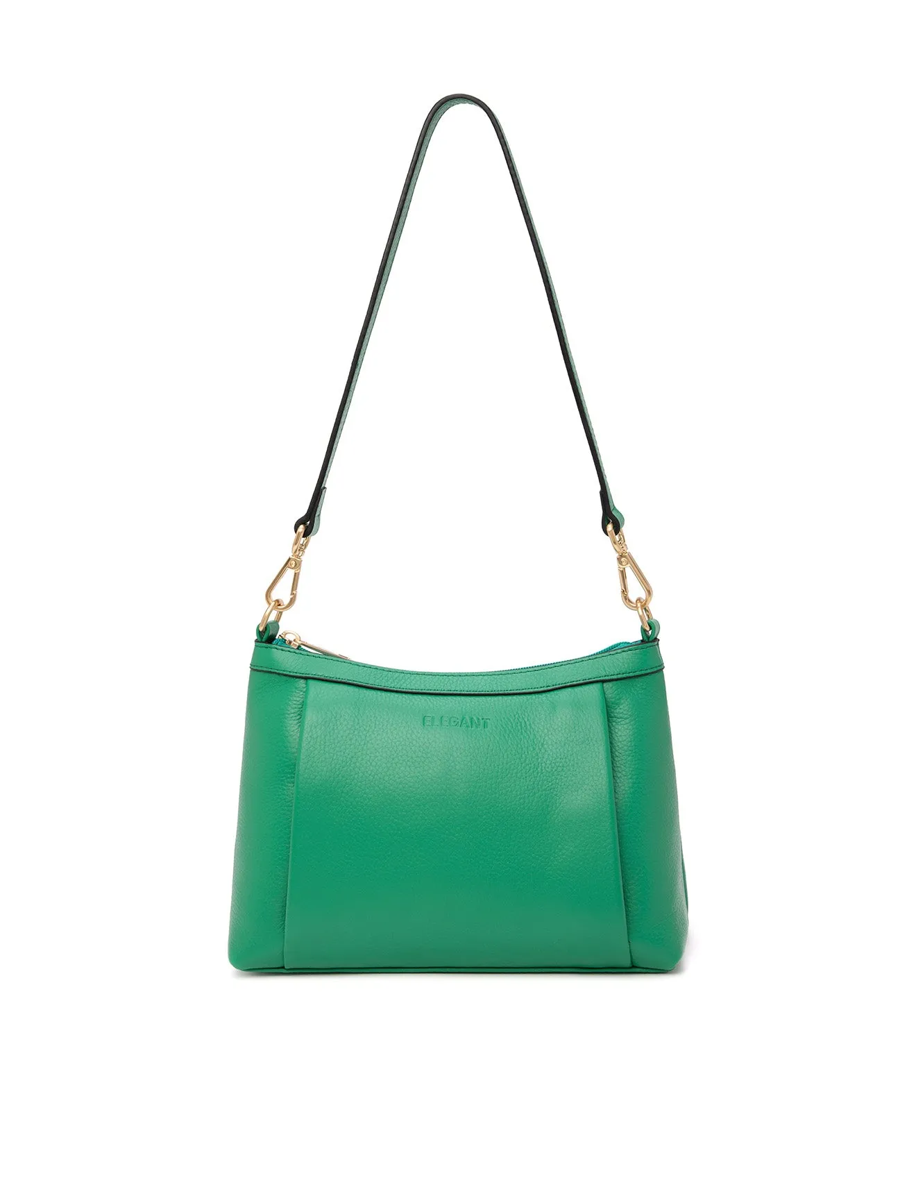 MARCIA LEATHER XBODY BAG- E1-0830-GRN