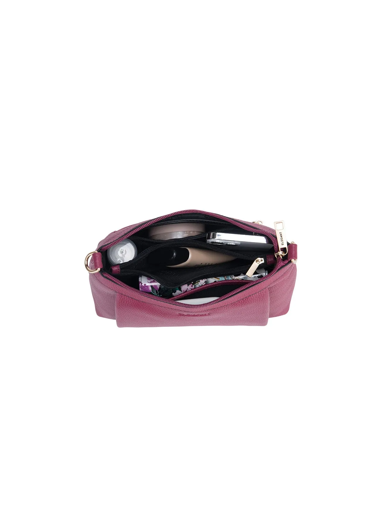MARCIA LEATHER XBODY BAG-E1-0830-RAS
