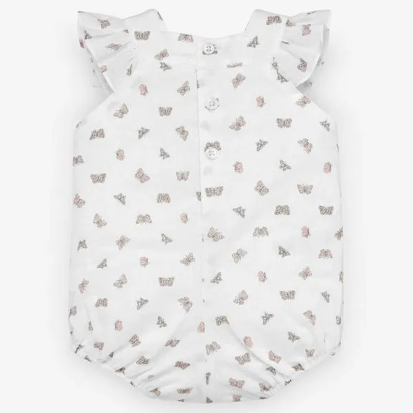 Mariposas Powder Pink Romper - 12 months