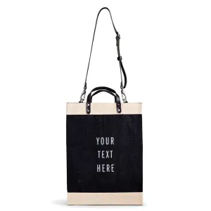 Market Bag in Black with Black Strap (003BKSTRAP) | Estimated Delivery December 2024
