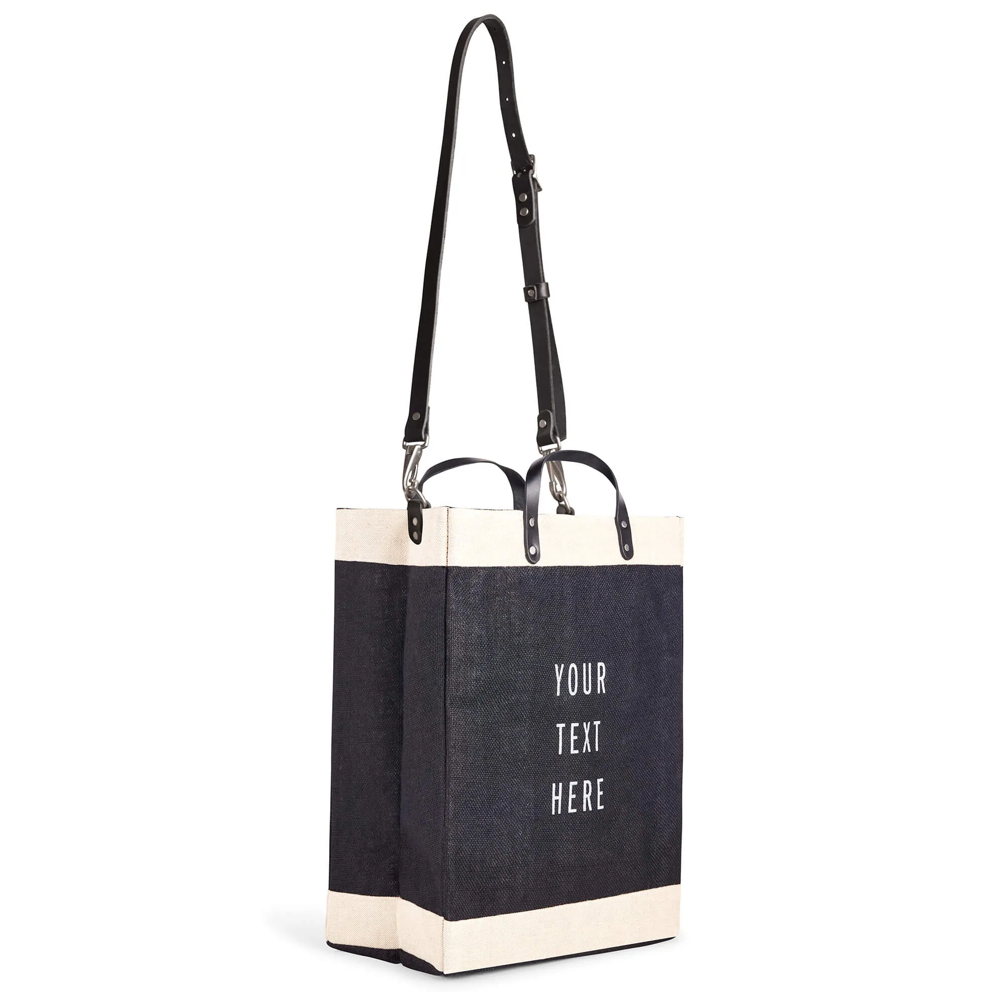 Market Bag in Black with Black Strap (003BKSTRAP) | Estimated Delivery December 2024