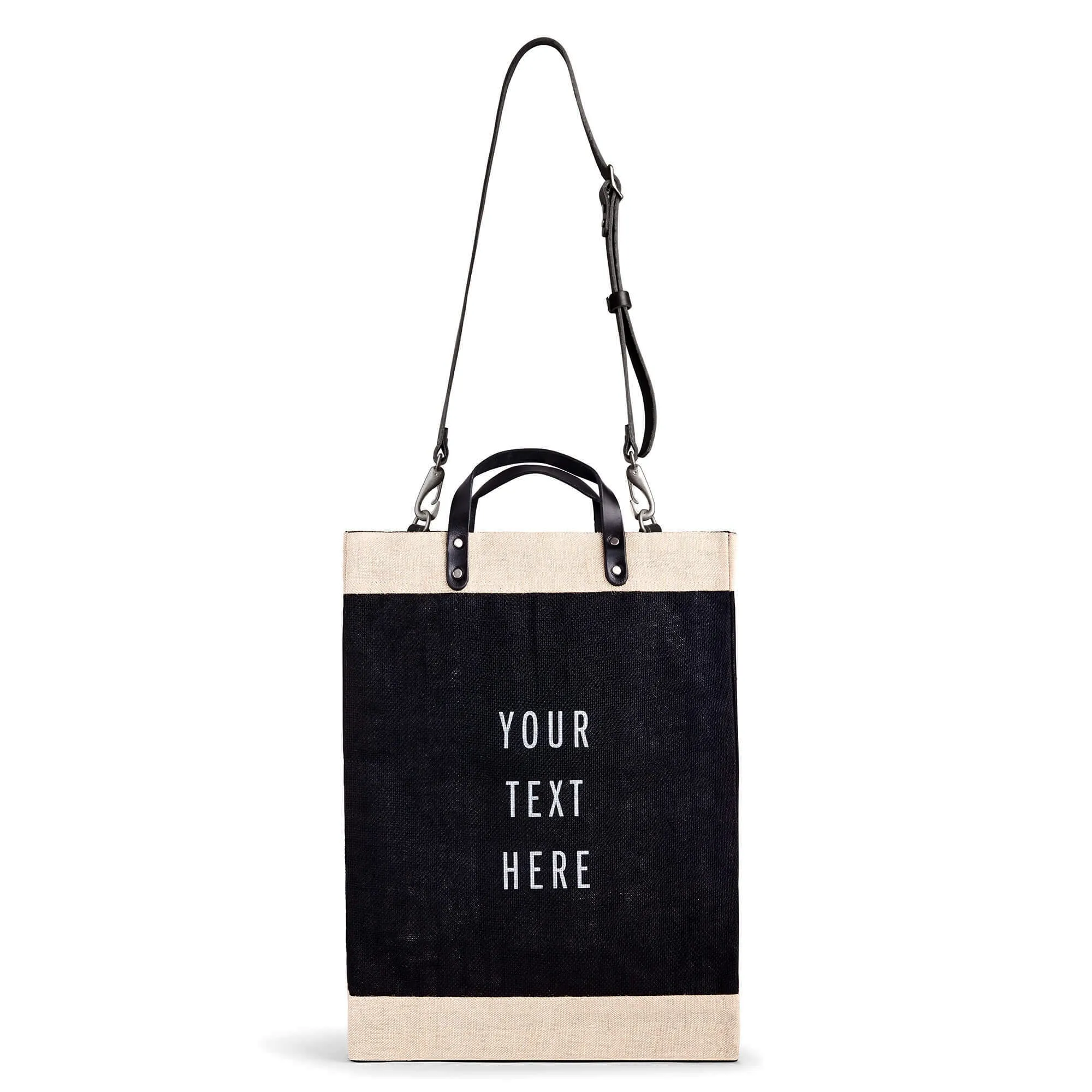 Market Bag in Black with Black Strap (003BKSTRAP) | Estimated Delivery December 2024