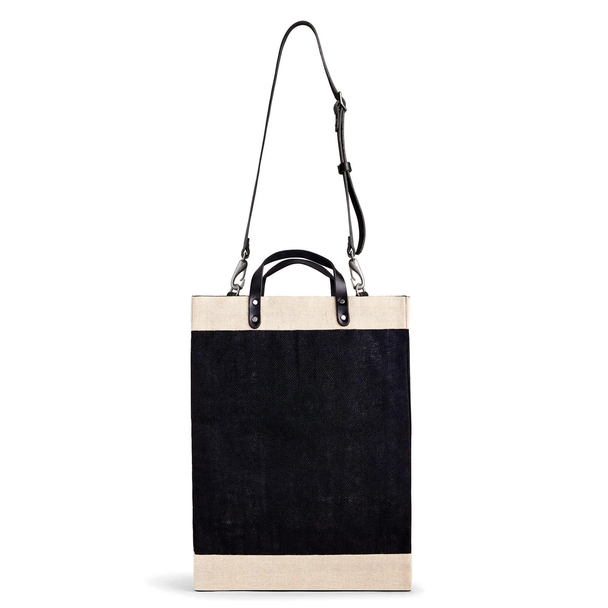 Market Bag in Black with Black Strap (003BKSTRAP) | Estimated Delivery December 2024