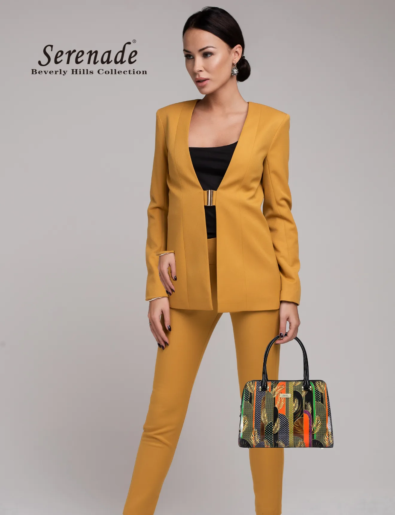 MATILDA LEATHER GRIP HANDLE BAG
