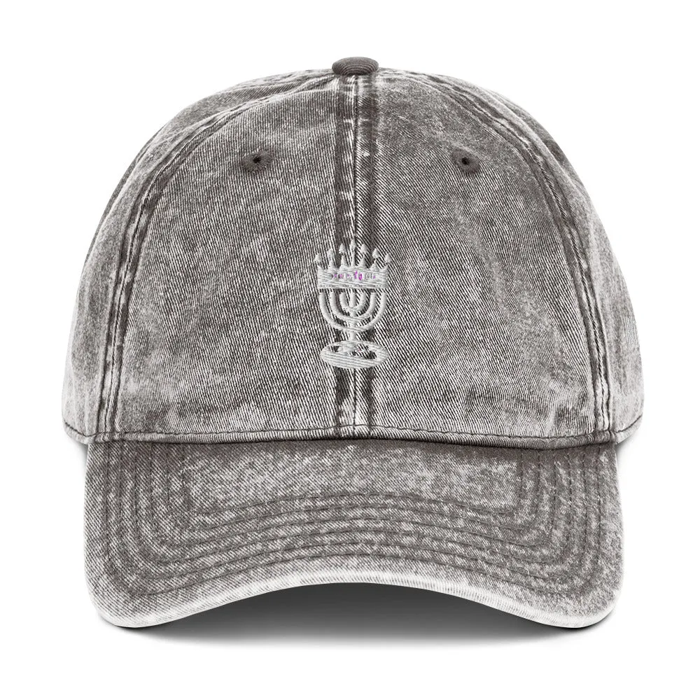 Menorah Logo Vintage Cap