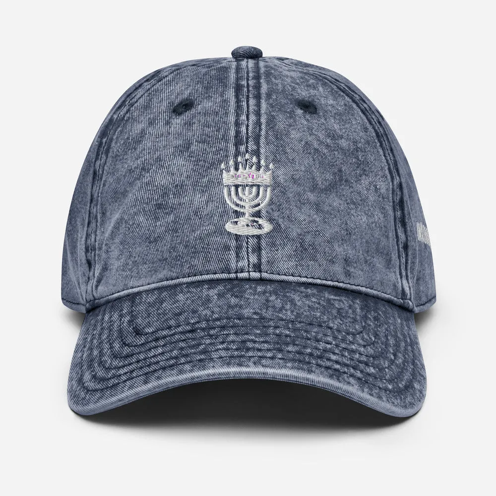 Menorah Logo Vintage Cap