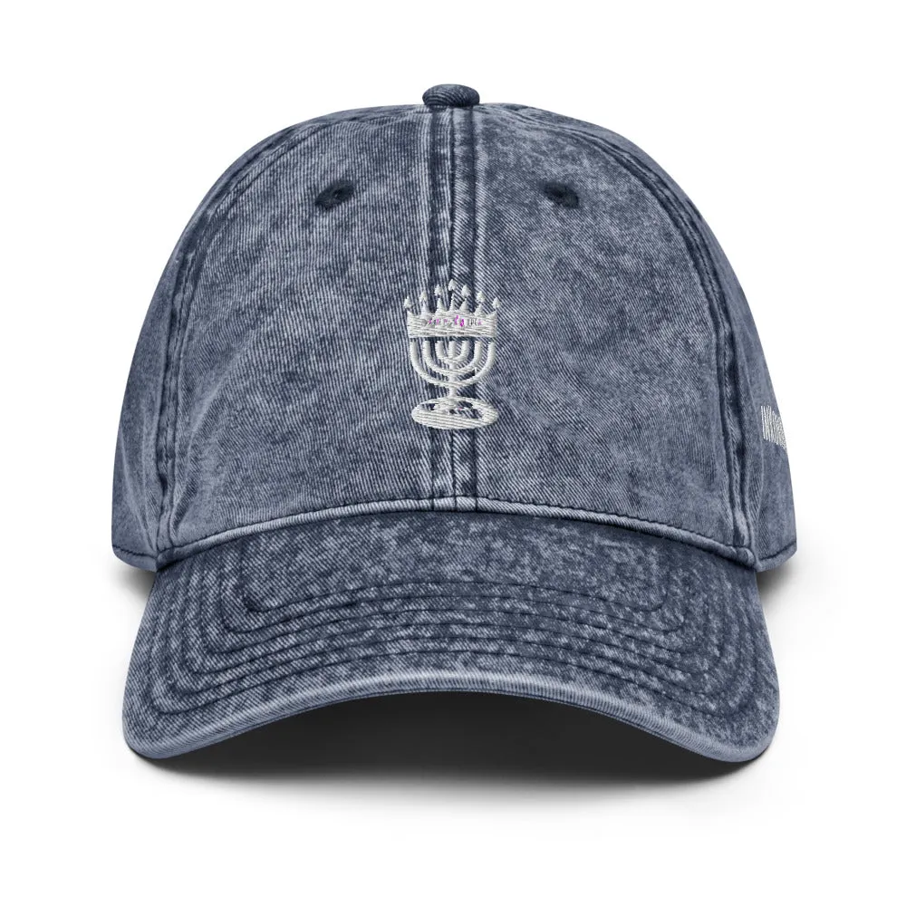 Menorah Logo Vintage Cap