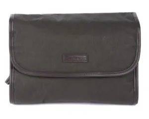 MENS BARBOUR HANGING WASHBAG - OLIVE