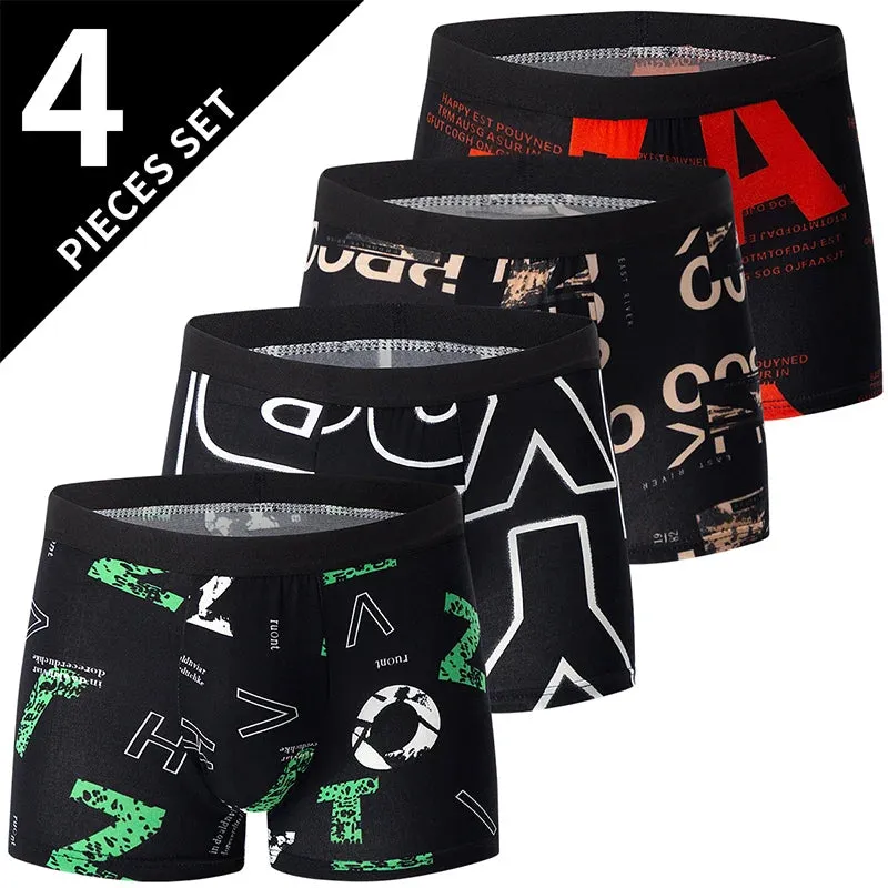 Men's Fashion Printed Breathable Boxers