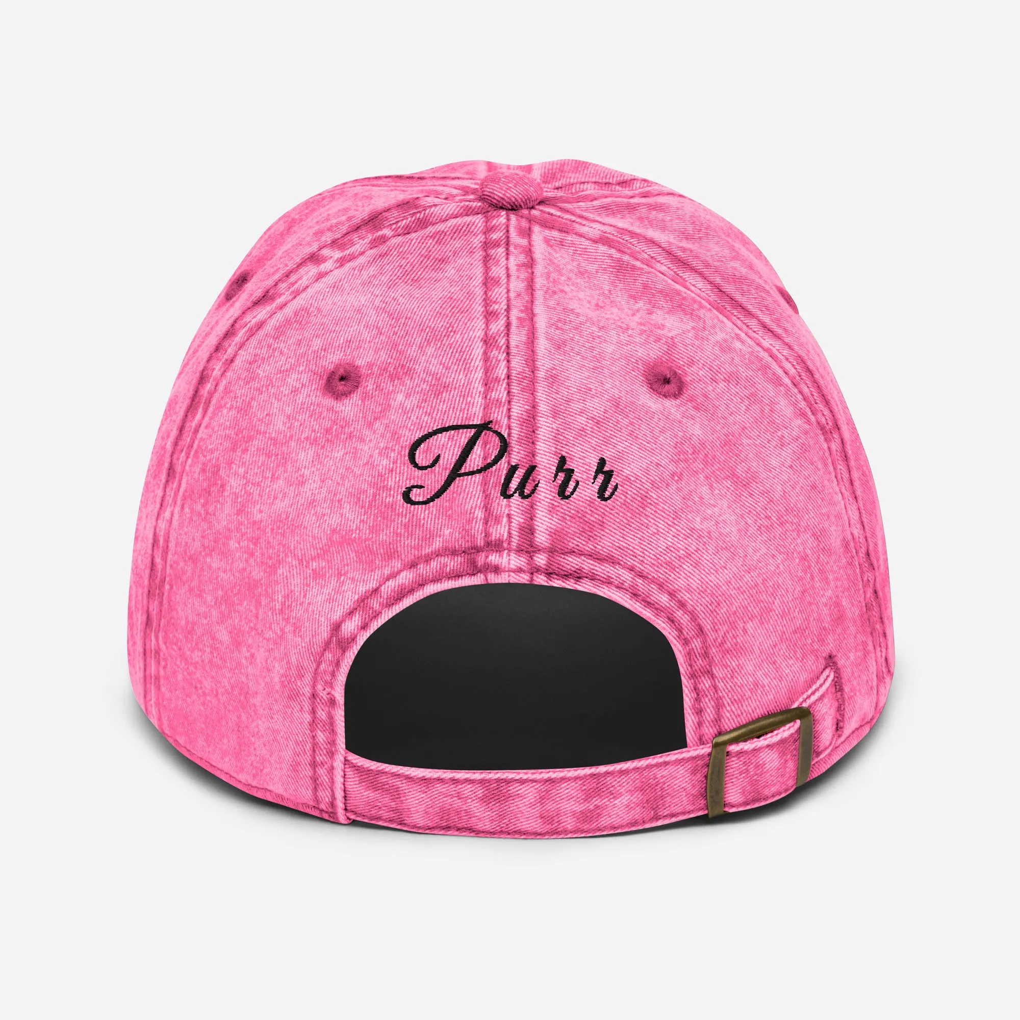 Meow Vintage Denim Dad Cap