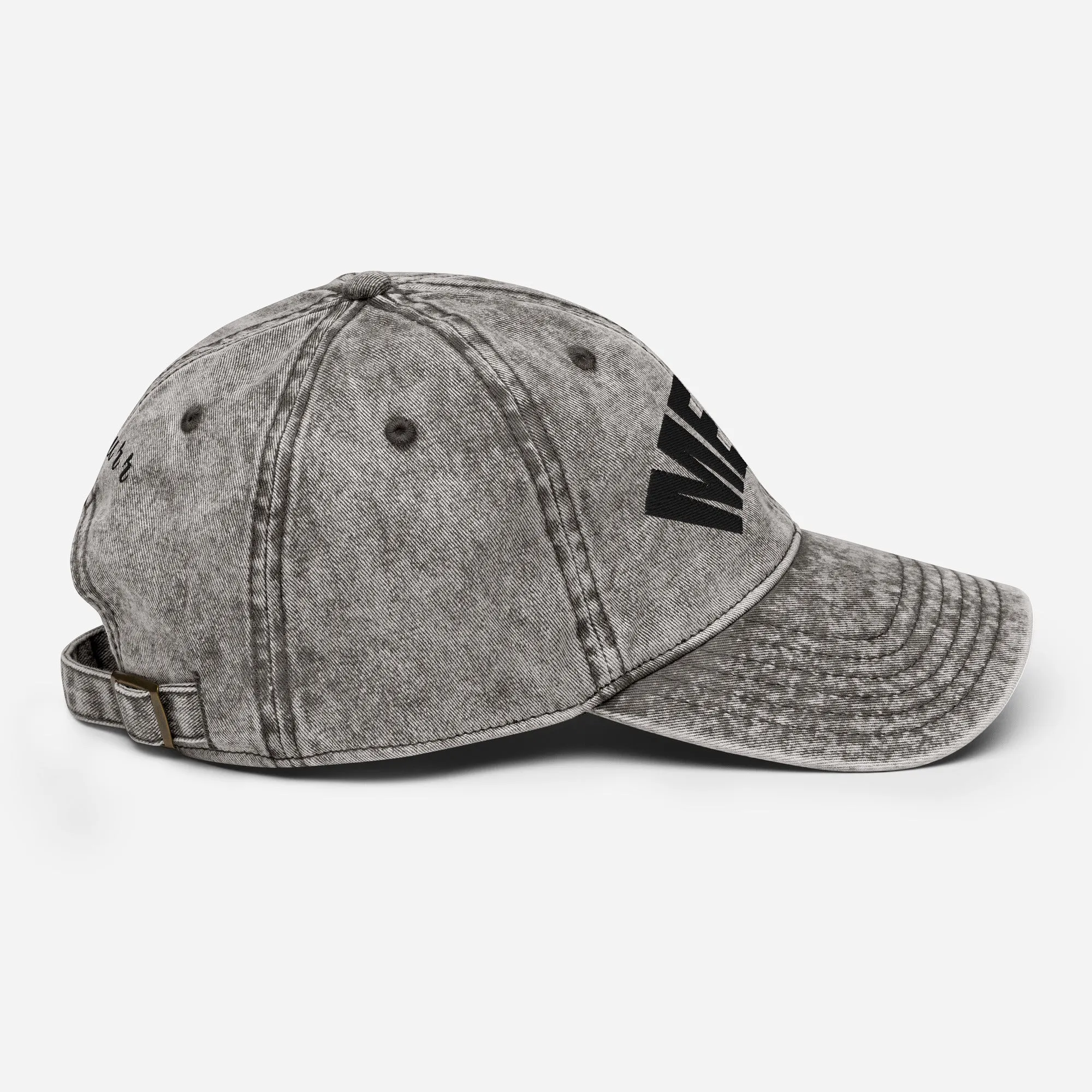 Meow Vintage Denim Dad Cap