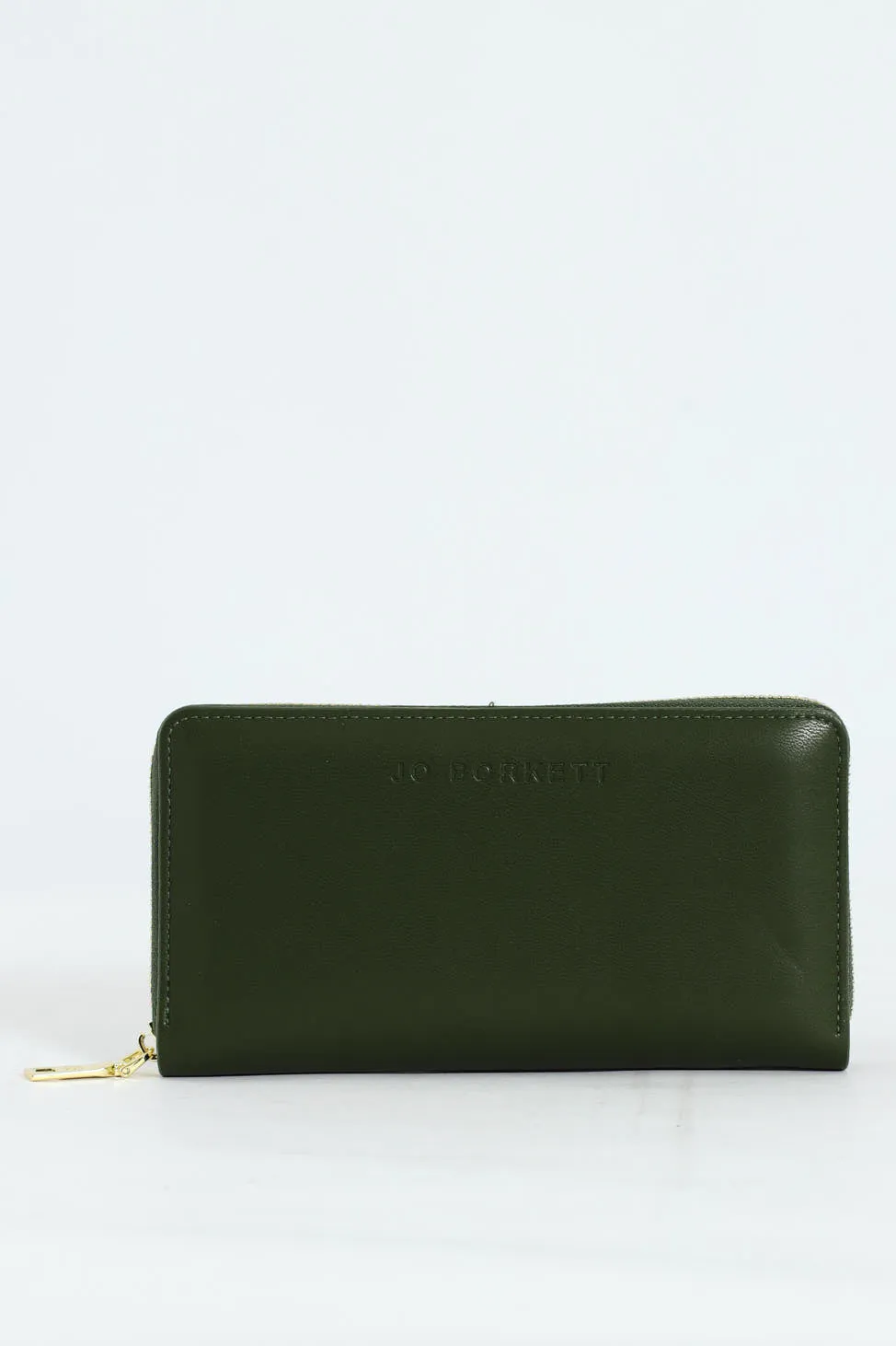 Meryl Smooth Zip Around Purse - Green