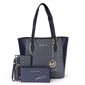 Michael Kors Voyager Tote Bag With Sling-Blue
