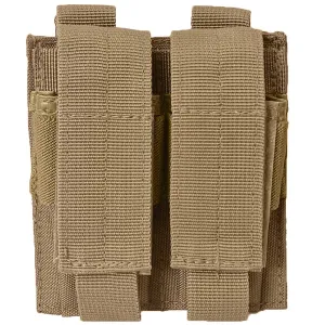 Mil-Tec Double Pistol MOLLE Mag Pouch Coyote