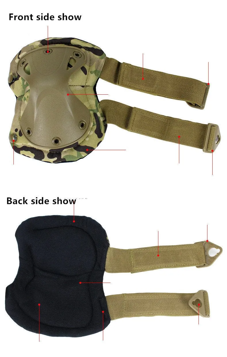 Military 4pc/set Tactical Knee & Elbow Protective Pad (5 color)