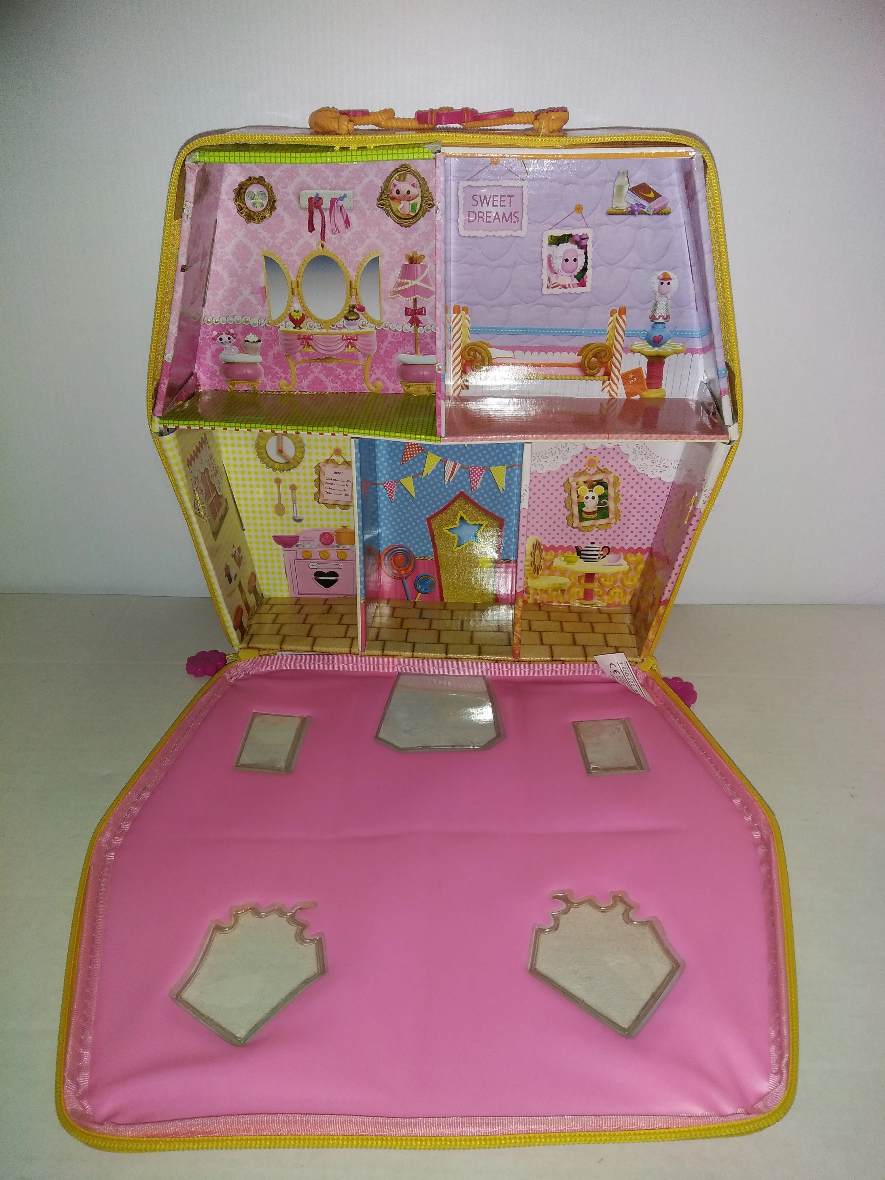 Mini Lalaloopsy Carry Case Playhouse with Extras