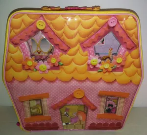 Mini Lalaloopsy Carry Case Playhouse with Extras