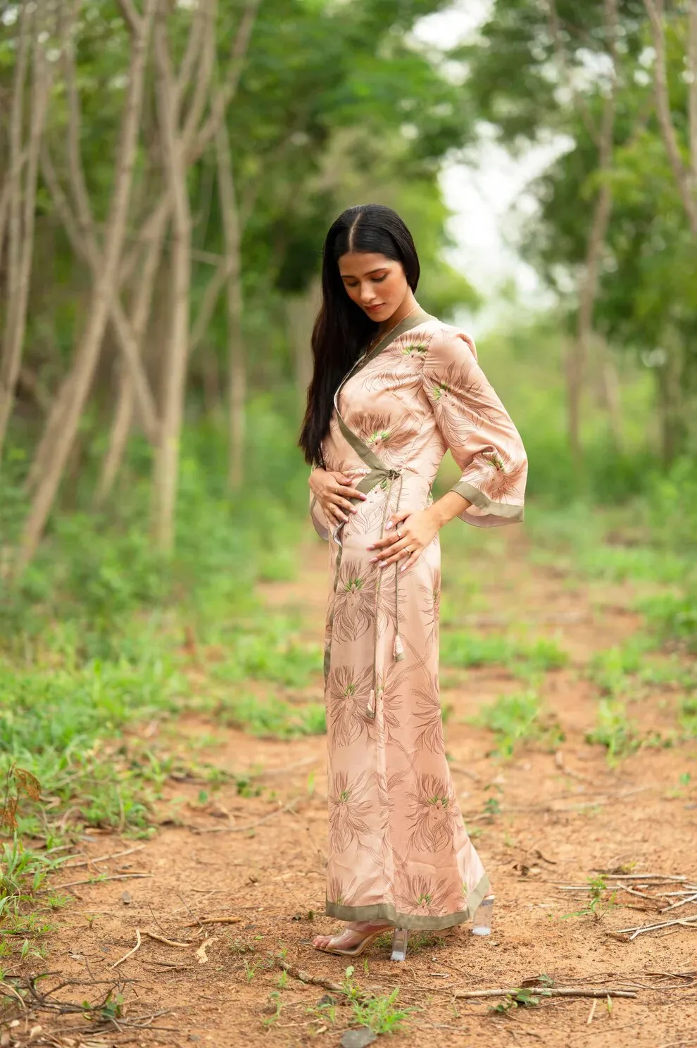 Mitti Ready To Wear Wrap Dress Gown