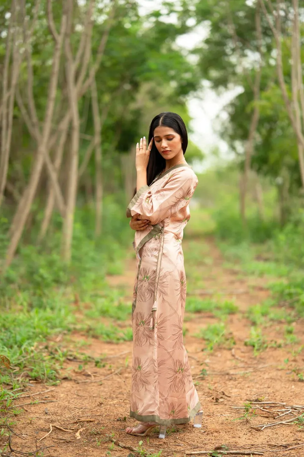 Mitti Ready To Wear Wrap Dress Gown