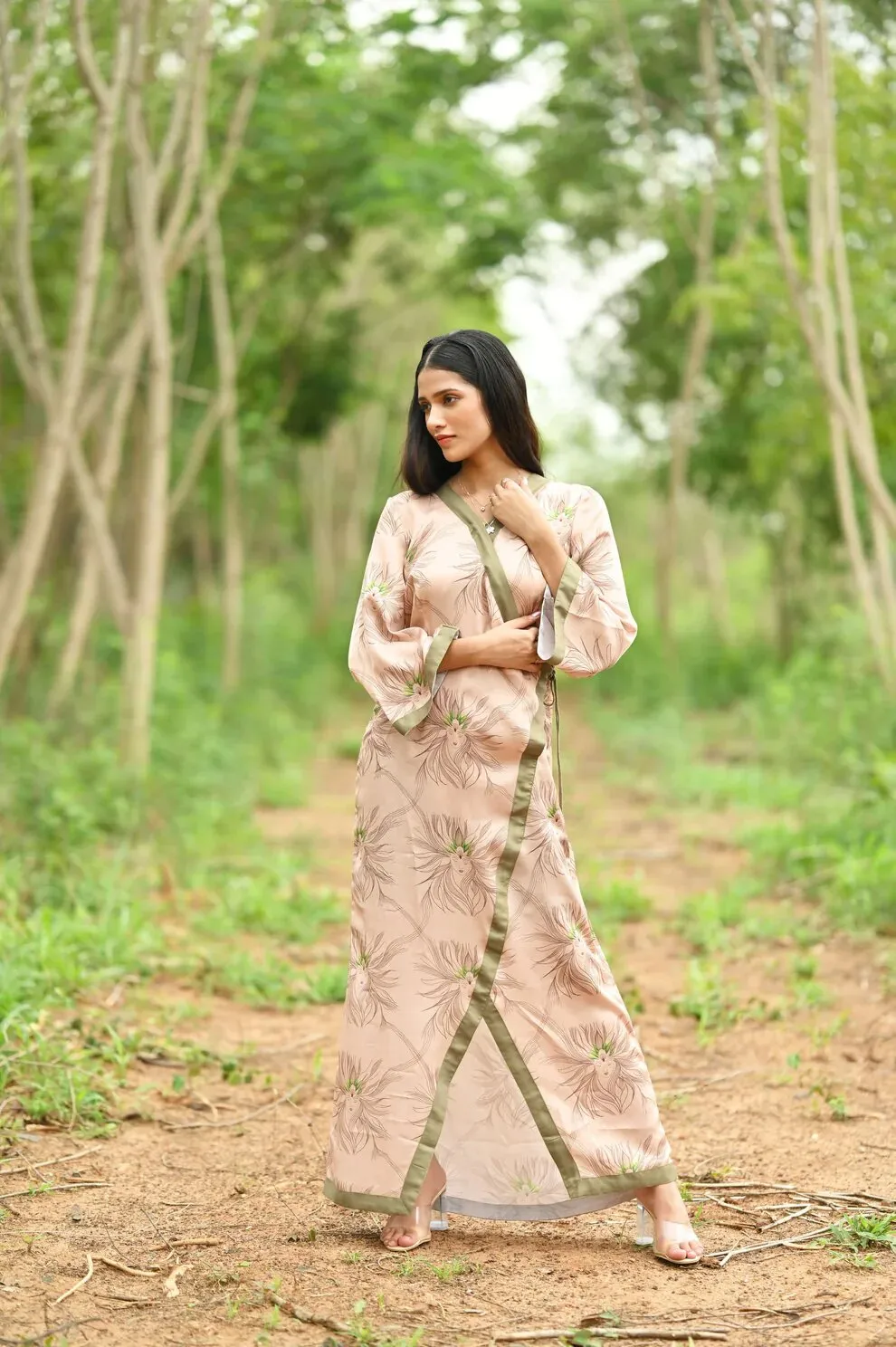 Mitti Ready To Wear Wrap Dress Gown