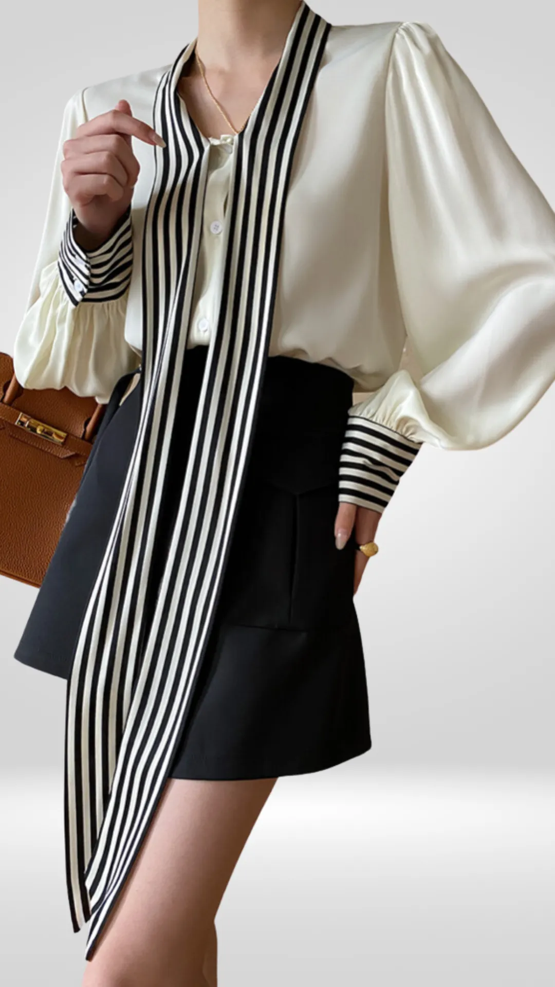 Modern Stripe Cuff Shirt
