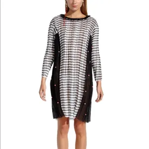 MONOCHROMIC PERUS DRESS