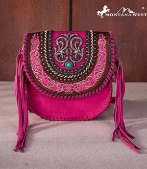 Montana West Tooled Collection Concealed Carry Crossbody