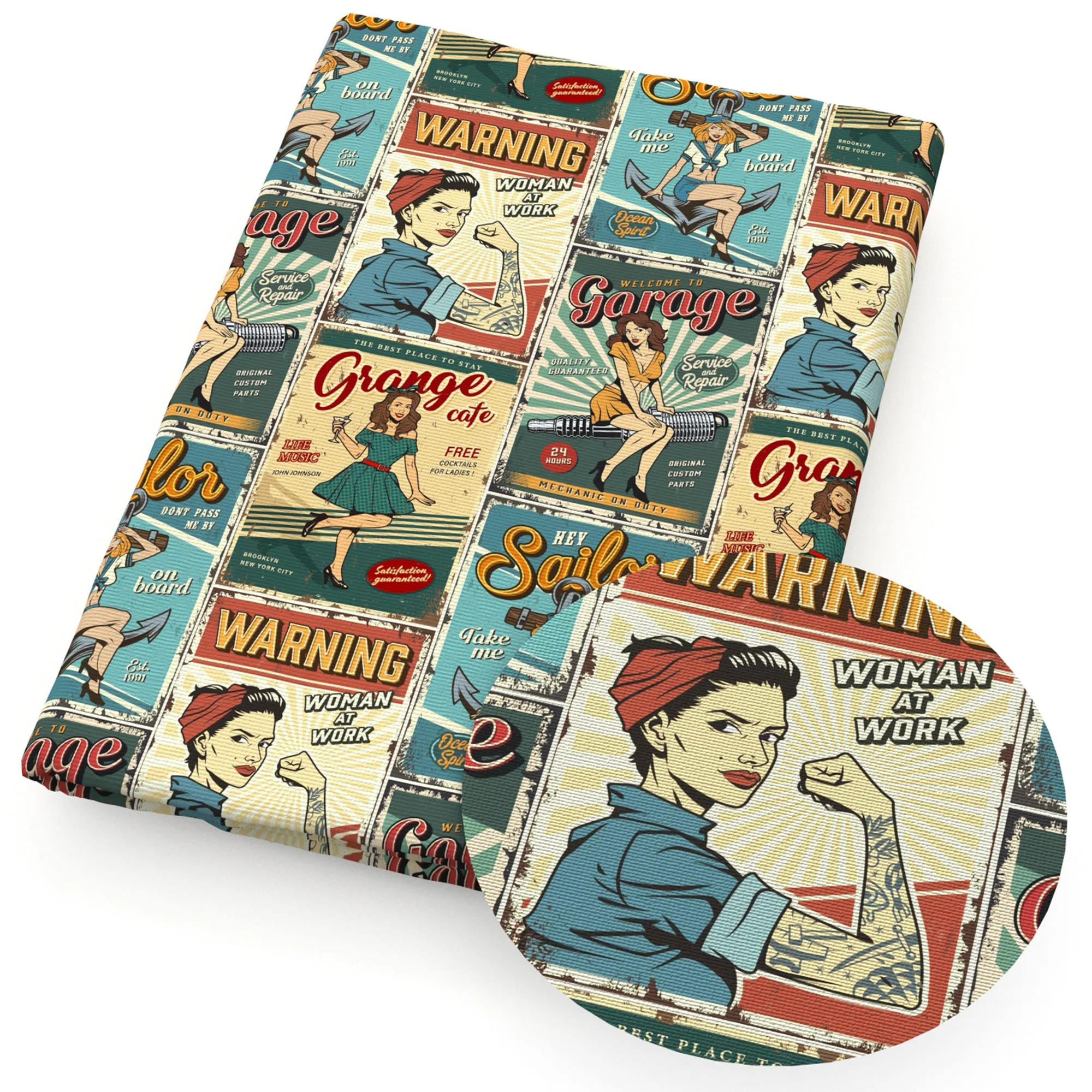 Movie Theme Printed Fabric