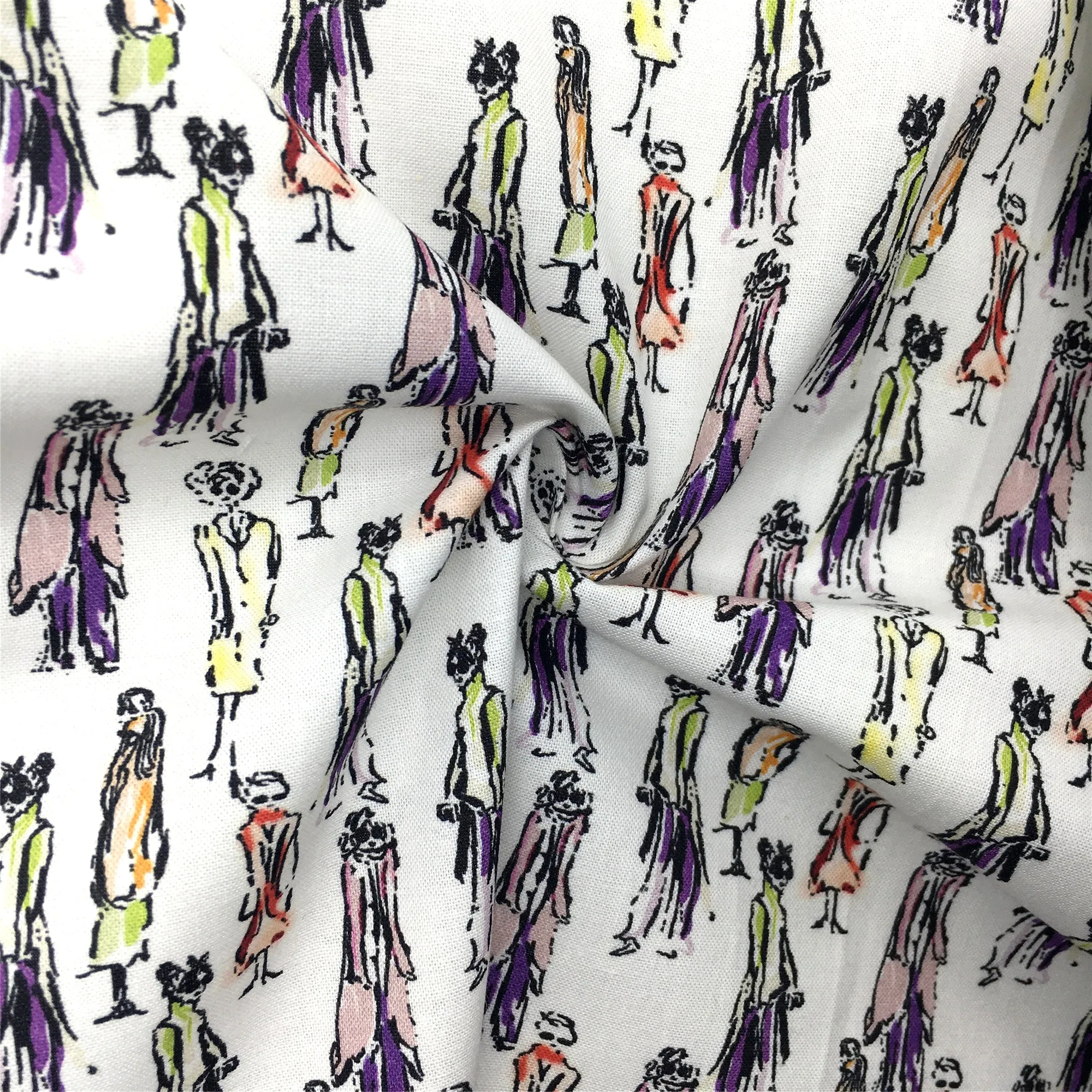 Movie Theme Printed Fabric