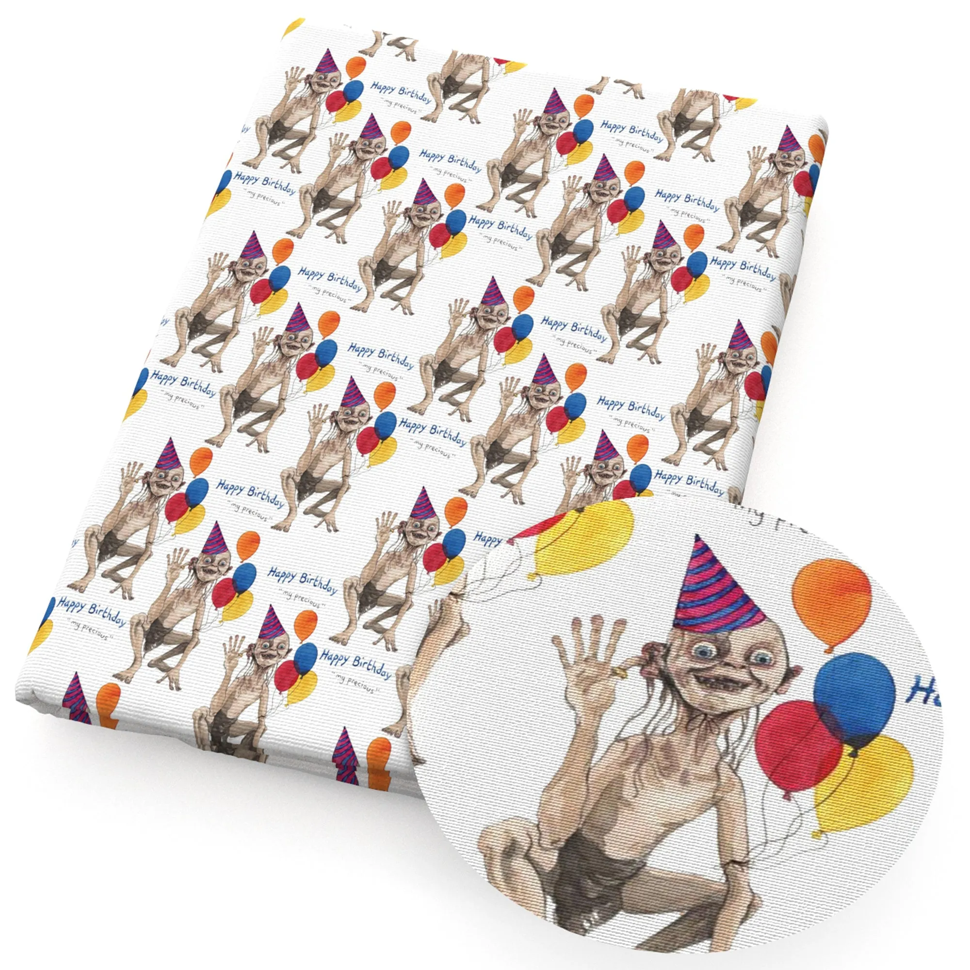 Movie Theme Printed Fabric