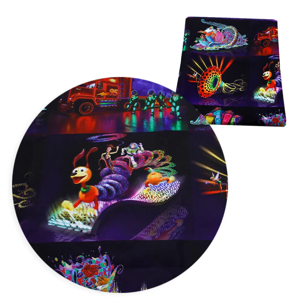 Movie Theme Printed Fabric