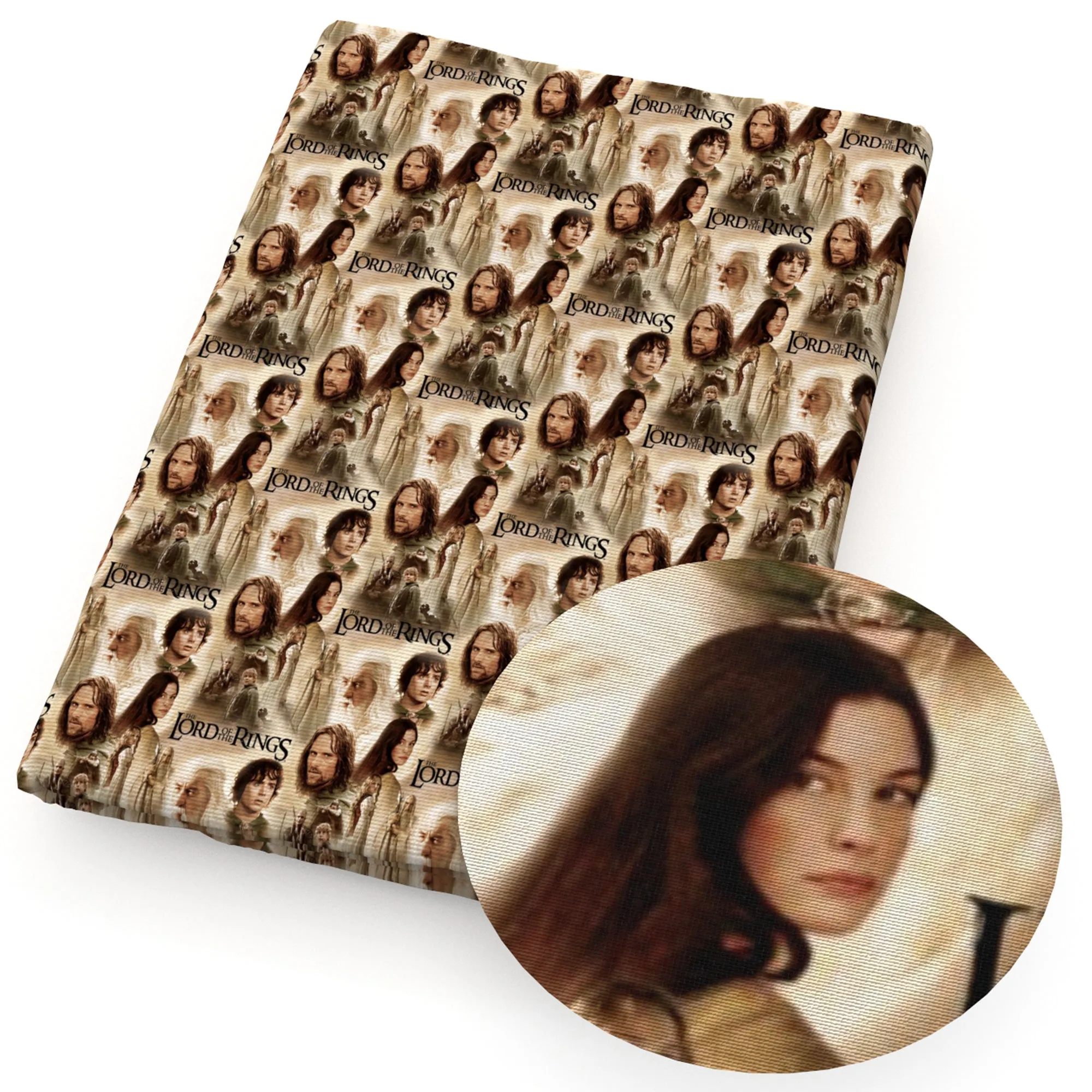 Movie Theme Printed Fabric