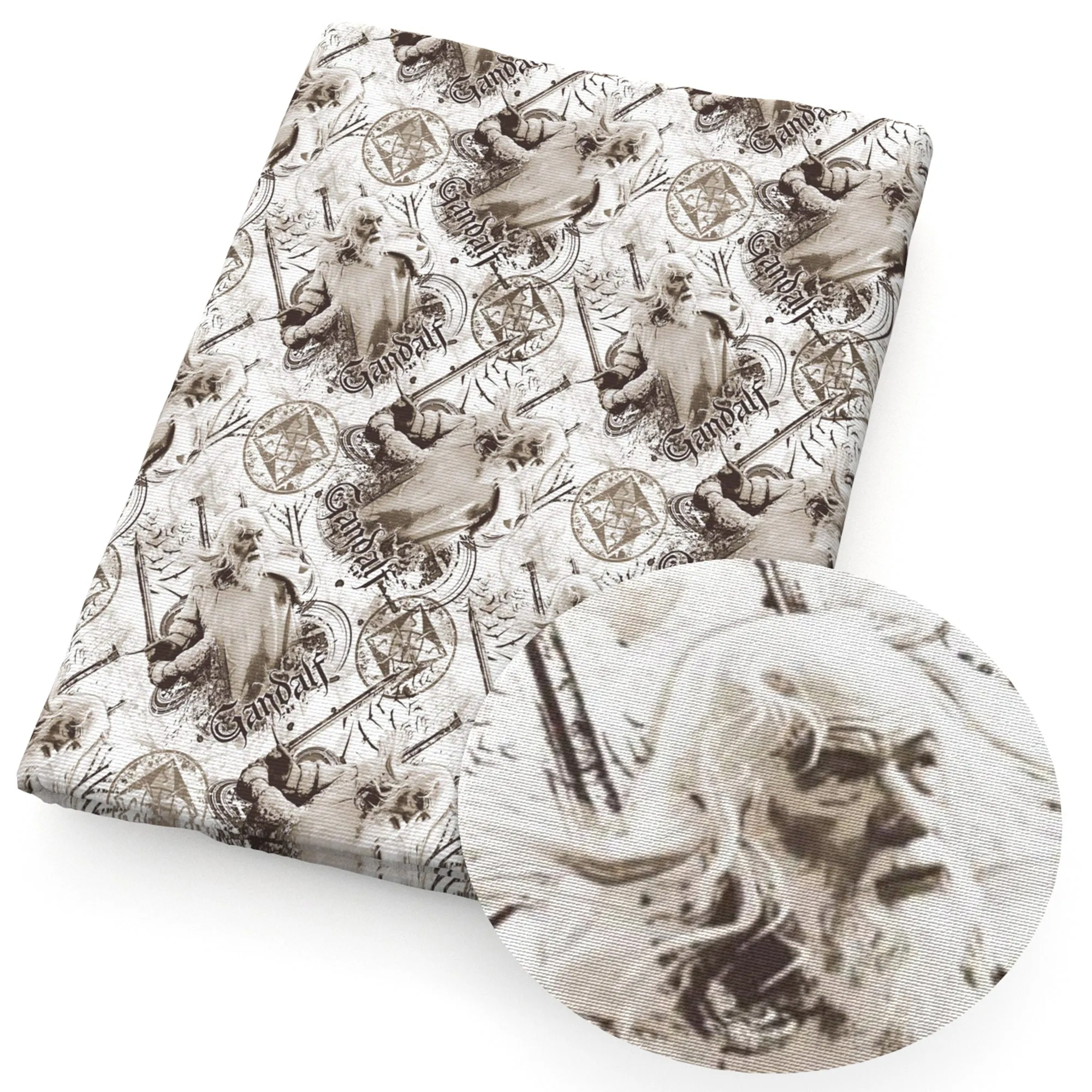 Movie Theme Printed Fabric