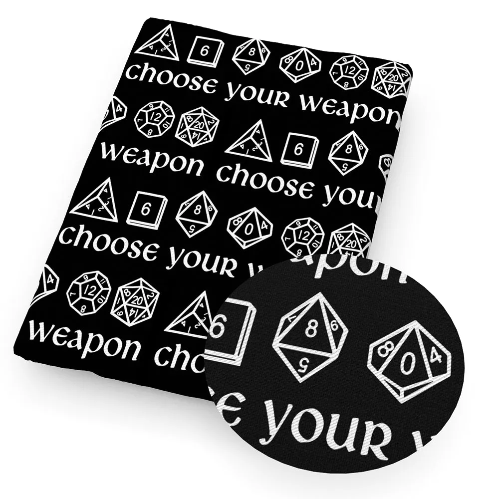 Movie Theme Printed Fabric